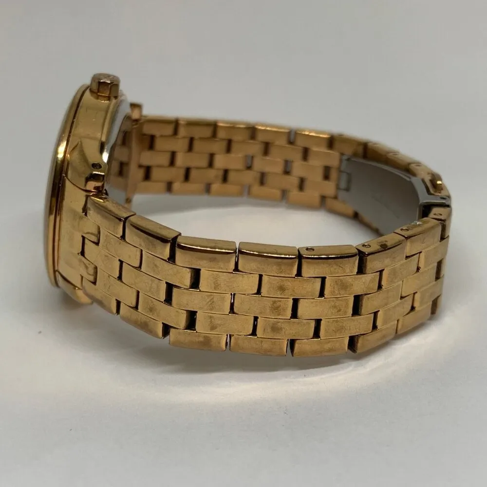 Relic women’s rose gold tone wrist watch 35mm case rhinestones dial 7.5” running - Image 3