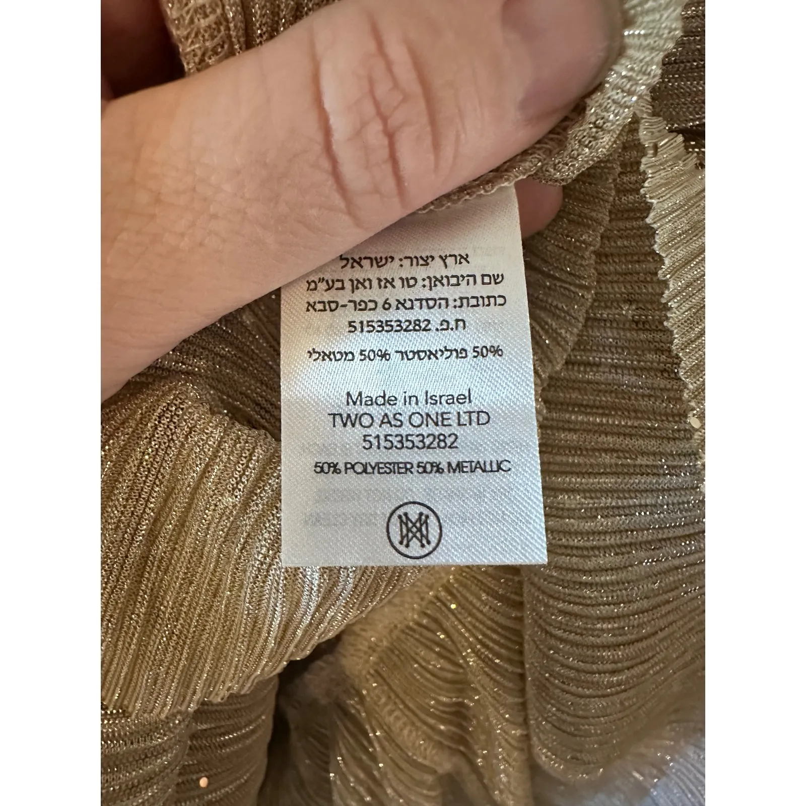 Sabina Musayev Felicie Gold Sequin Twist Front Tiered Mini Dress Long‎ Sleeve Size M - Image 4