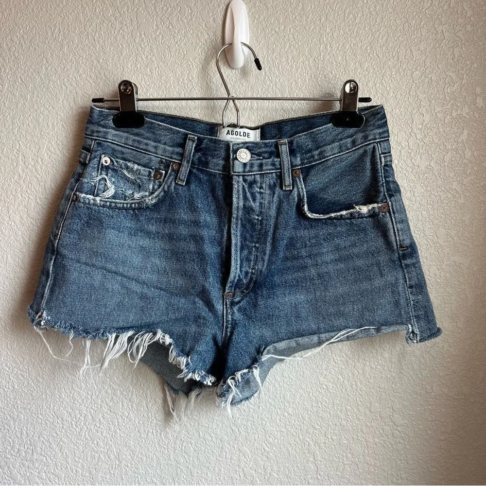 AGOLDE Parker Denim Cutoff Short - Image 3