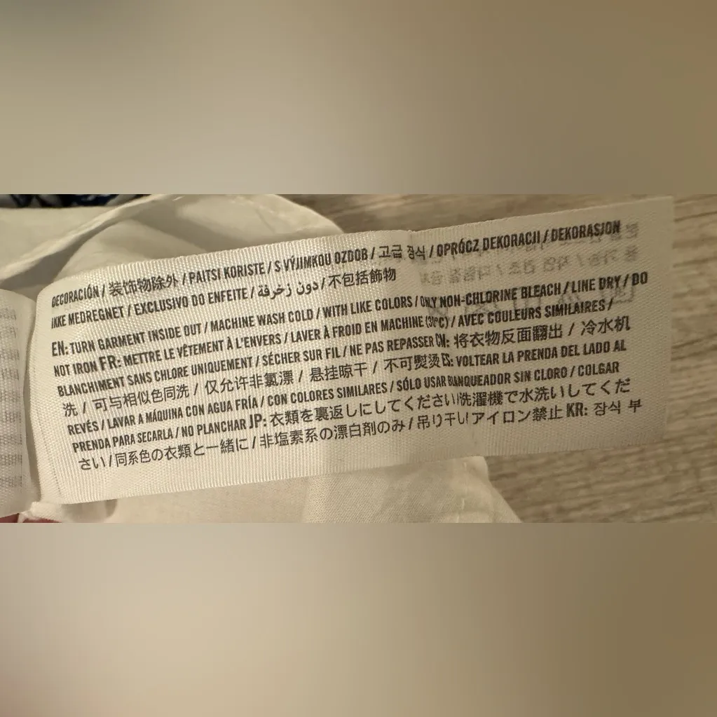 Abercrombie & Fitch Emerson Poplin Puff Sleeve Mini Dress Floral NWT Size Med P - Image 8