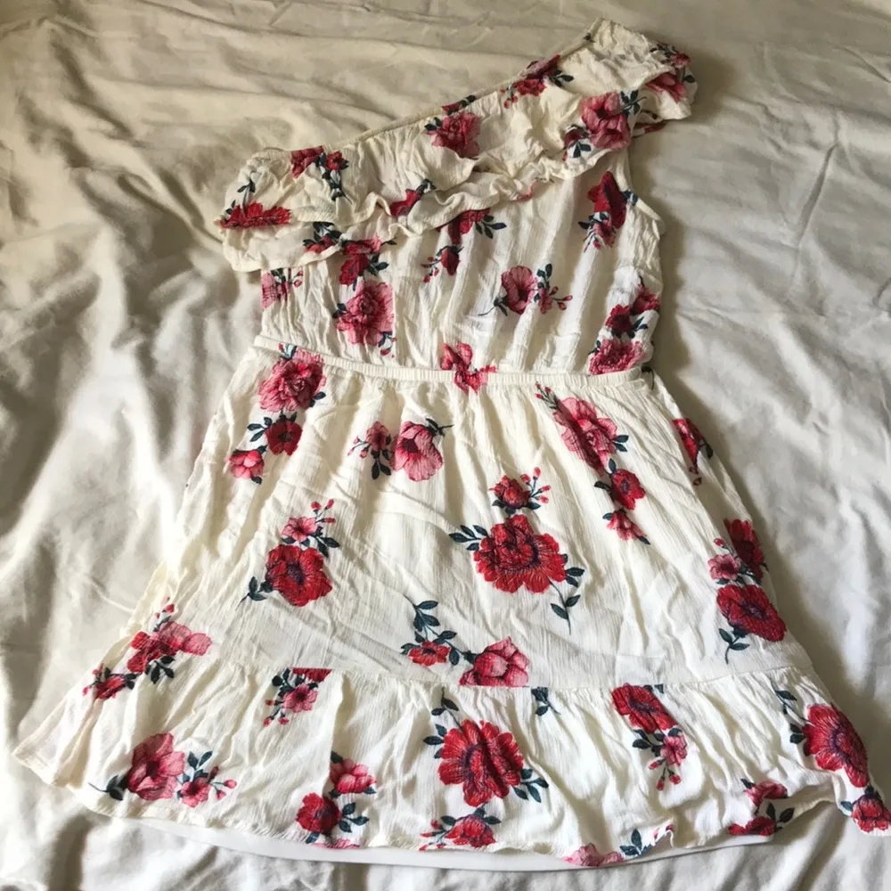 One shoulder floral mini dress Size L - Image 3