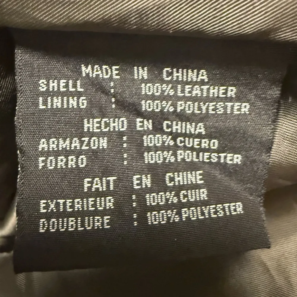 JLC New York Long Sleeve Button Front Suede Jacket Olive Green Size Large - Image 10