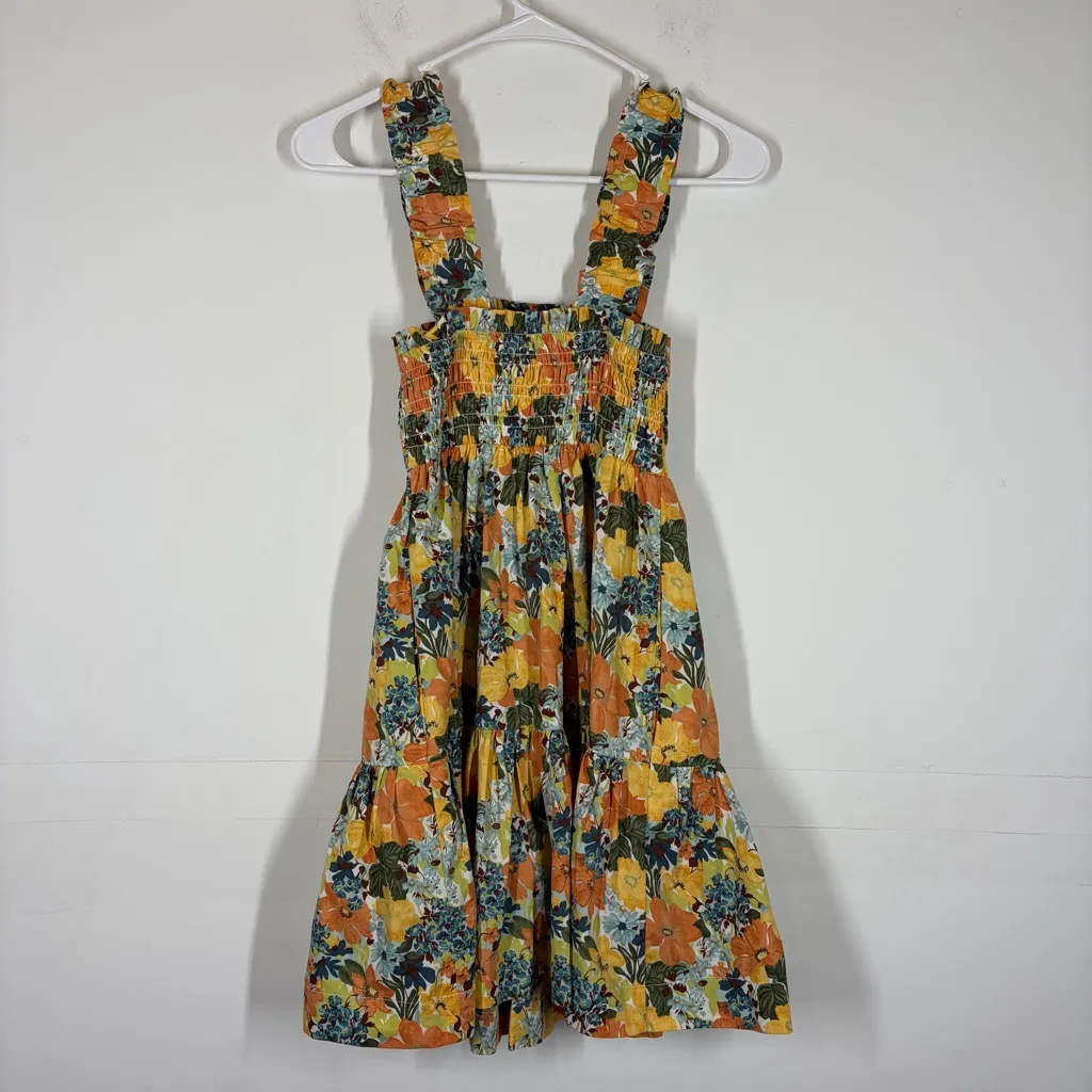 Abercrombie Smocked Floral Mini Dress Size XS - Image 5