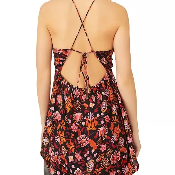 Free People Pixie Printed Floral Mini Dress - Image 2