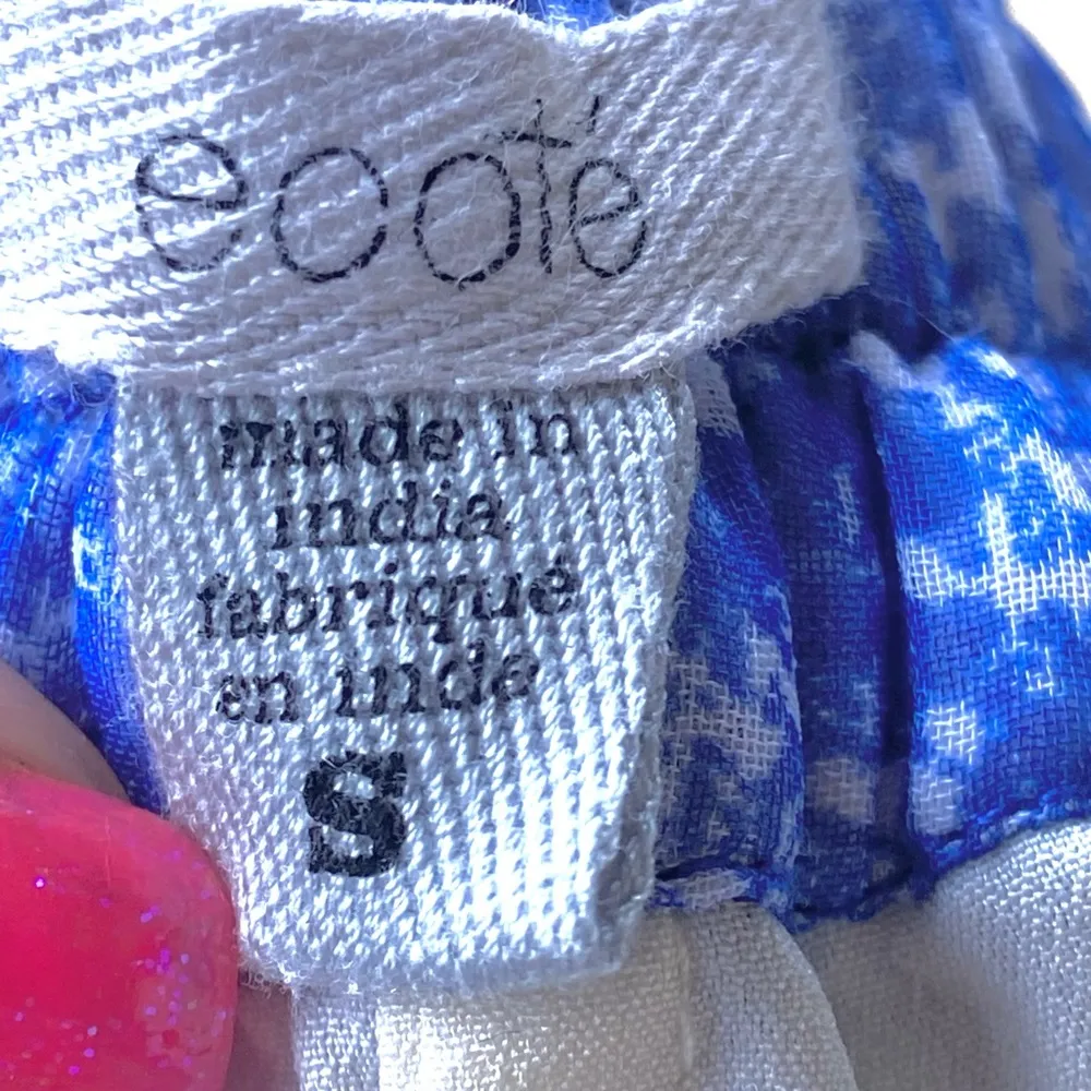 Ecoté urban outfitters small high low chiffon skirt blue - Image 15