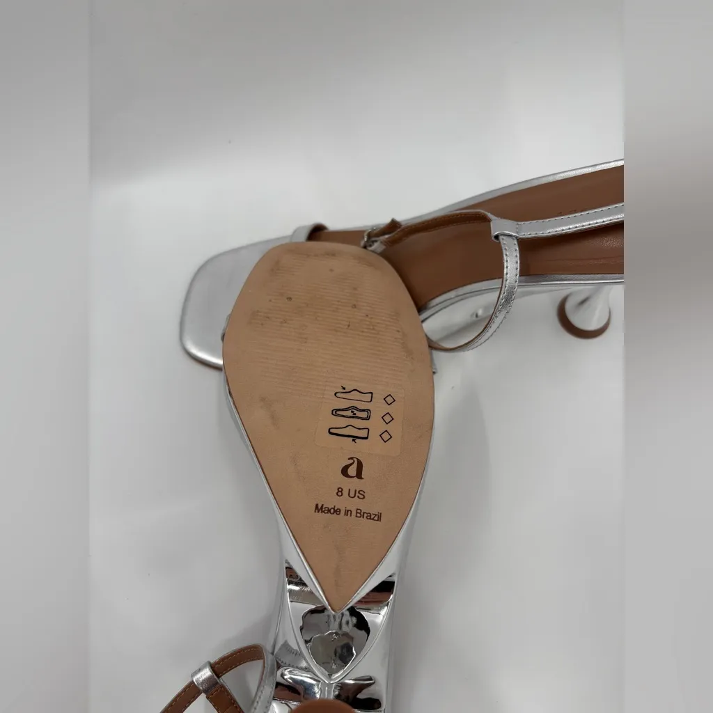 Arch NYC Lovestruck Heel in Chrome Silver Size 8 - Image 10