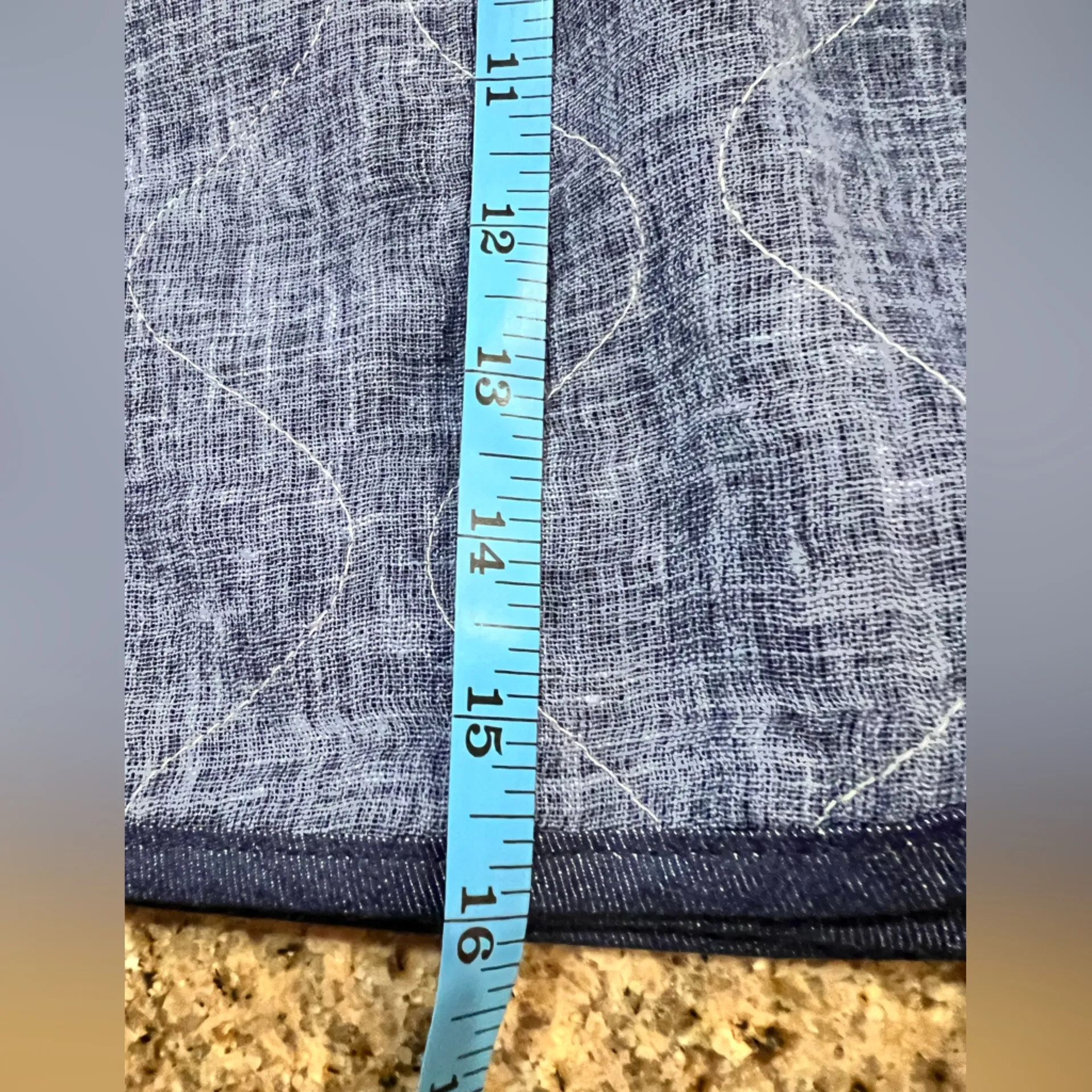 G-Star Quilted short skirt Fabric OLTREMARE LINEN GAUZE color: RAW DENIM Size 28 - Image 10