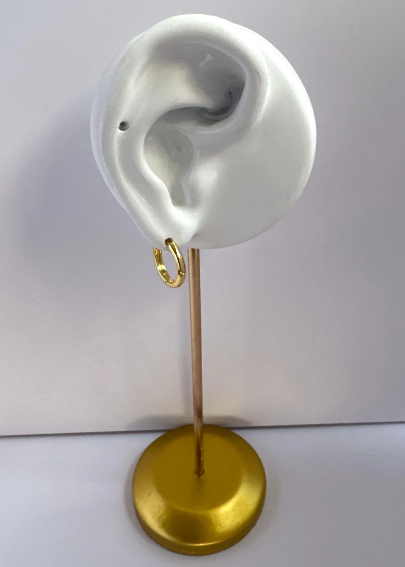 10mm Small Gold Hoop Earrings for Women - Image 5