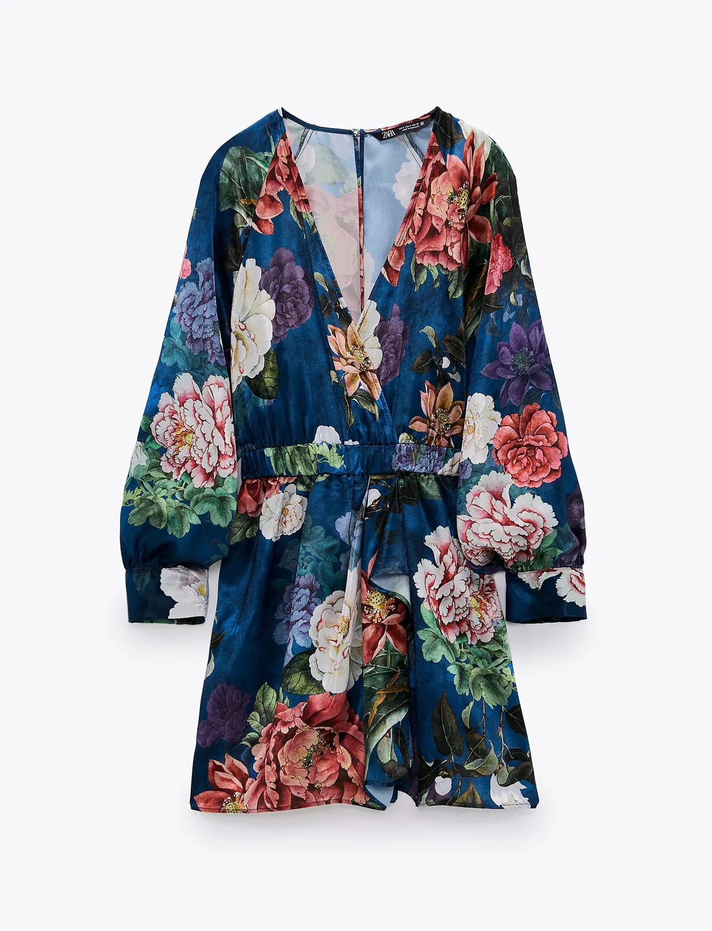 NWT  Satin Effect Short Jumpsuit Floral Print - Image 7