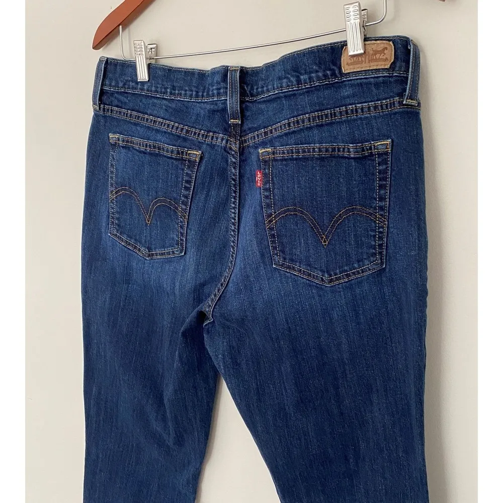 Levi's  505 Straight Leg Blue Denim Jeans Sz 14L (W 32/L 34) - Image 4
