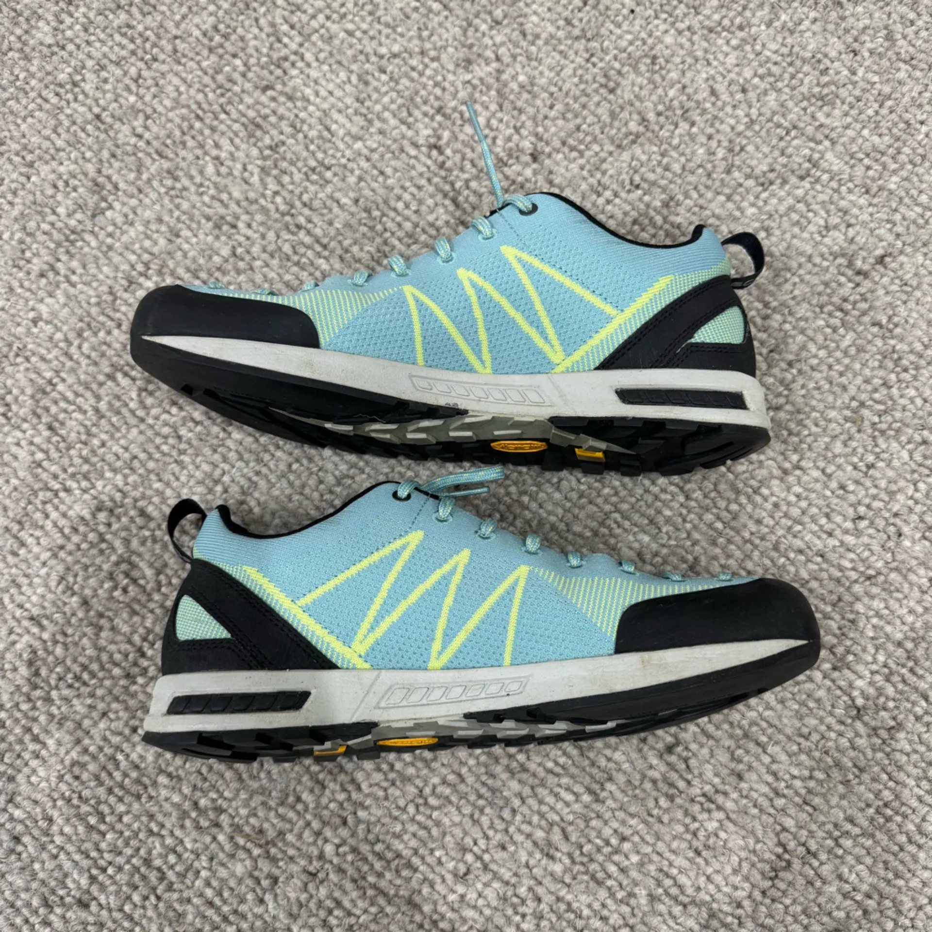 Scarpa Iguana Womens Size 7.5 Blue Green Hiking Climbing Sneaker Shoes Gorpcore - Image 4