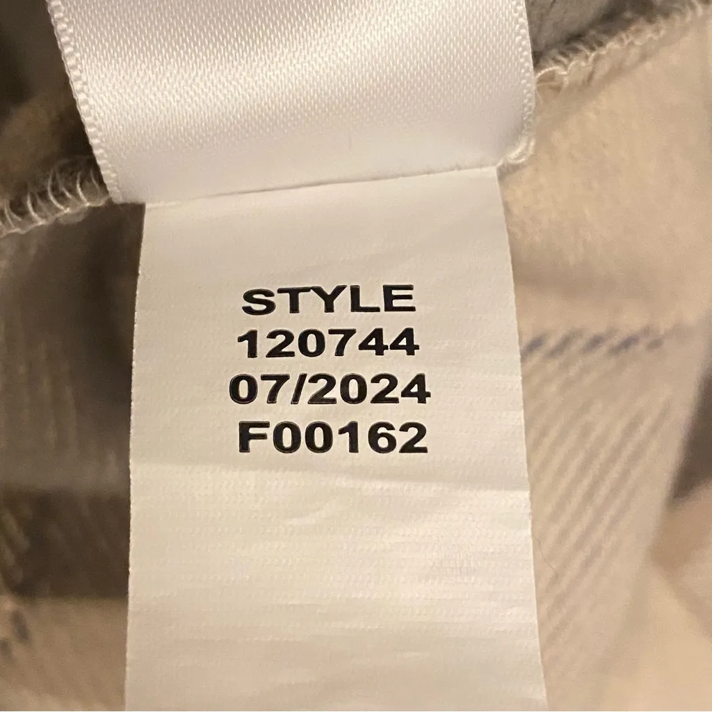 Lucky Brand Plaid Flannel Faux Fur Collar Jacket Size Large New $169.50 - Image 10