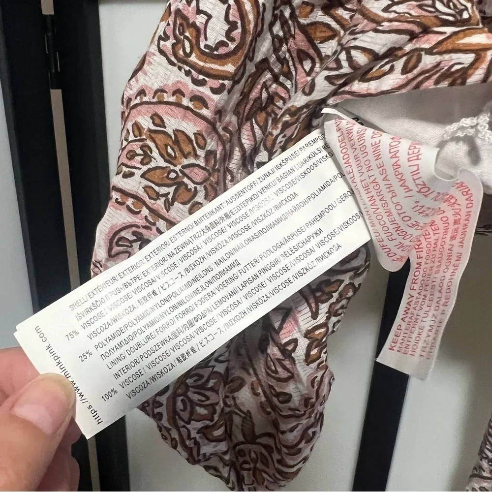 Revolve x Mink Pink Jedda Crop Blouse in Paisley, New with Tags - Image 6