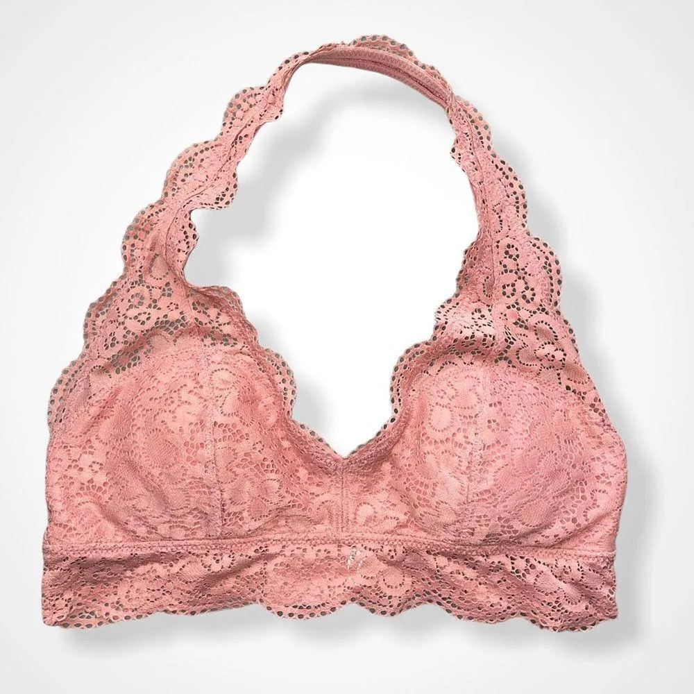 aerie pink halter bralette - Image 2