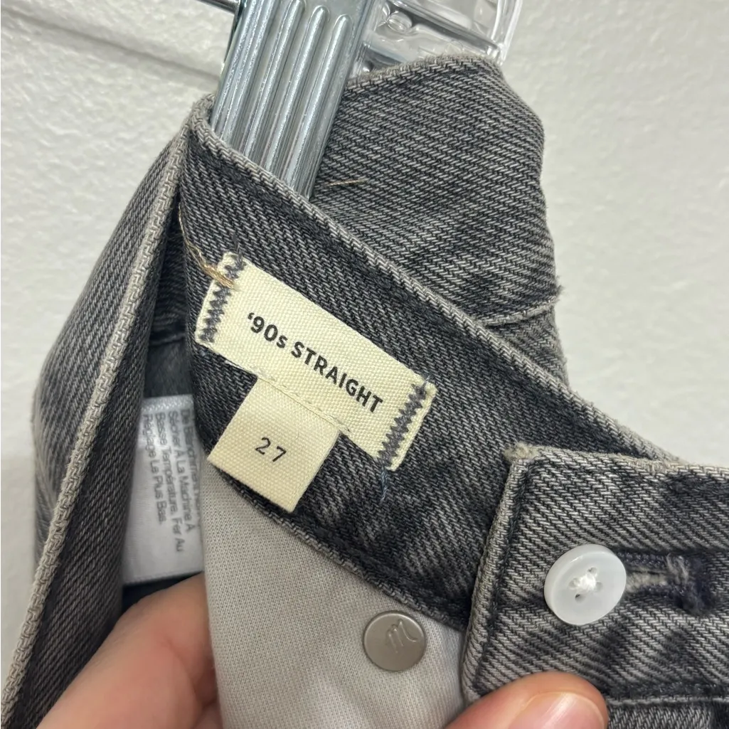 Madewell The '90s Straight Jean Rigid in Burwick Wash - Size 27 - Image 7