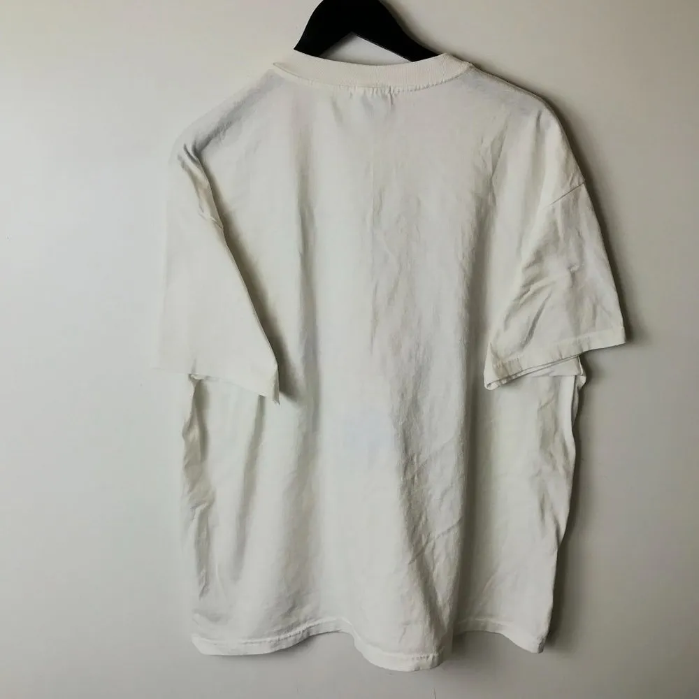 Jail & Bail March Of Dimes T Shirt 1996 Vintage 90s White Large L Graphic Tee - Image 12