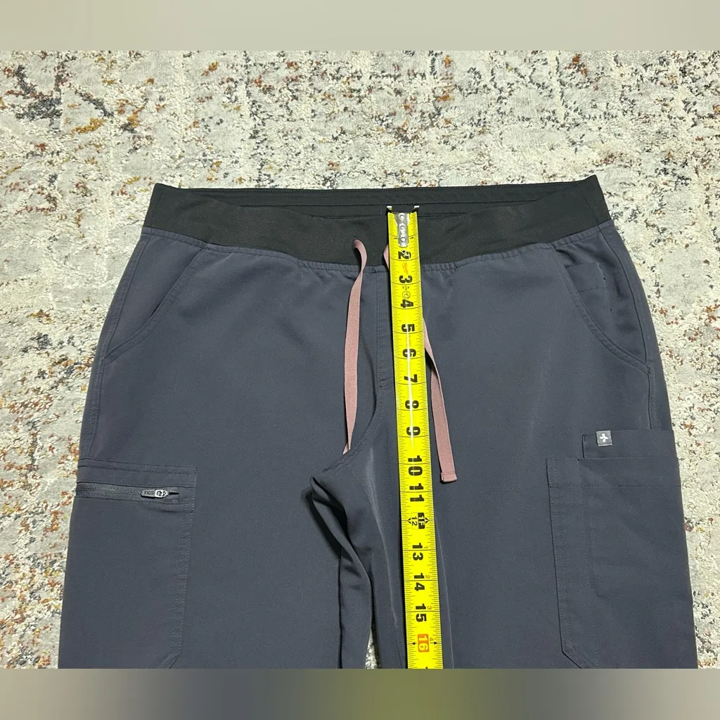 FIGS high waisted Yola skinny scrub pants size XL petite gray - Image 5