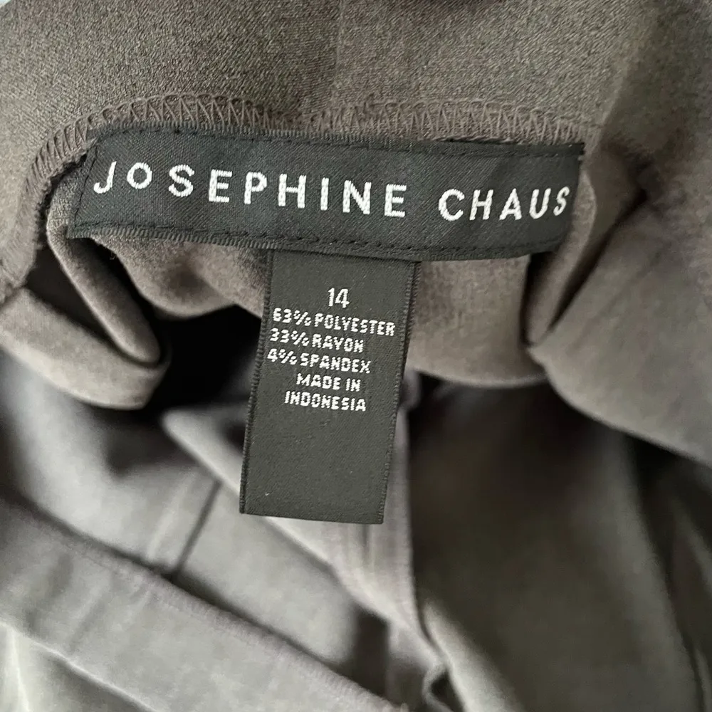 Josephine Chaus Women's Gray Dress Pants Size 14 Comfort Fit - Image 8