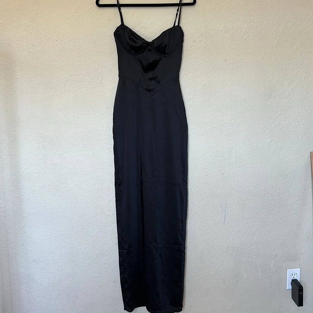 HOUSE‎ OF CB   'Stefania' Black Corset Maxi Dress NWOT SIZE XS A-C - Image 3