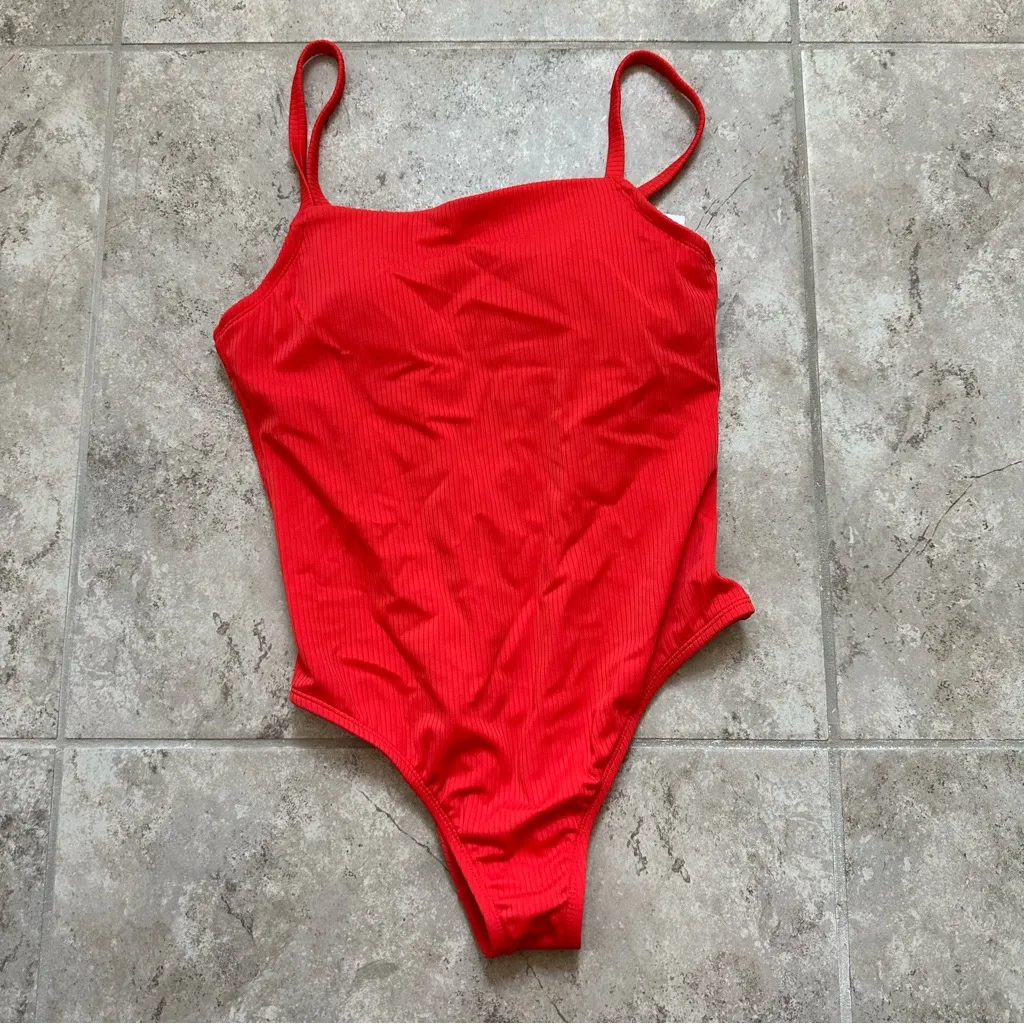 Red Kona sol one piece swim suit - Image 2