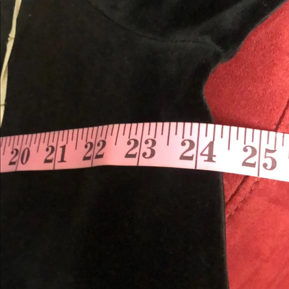 Vintage Karen Schott  Velvet with Christmas appliqué Tunic size XL - Image 6