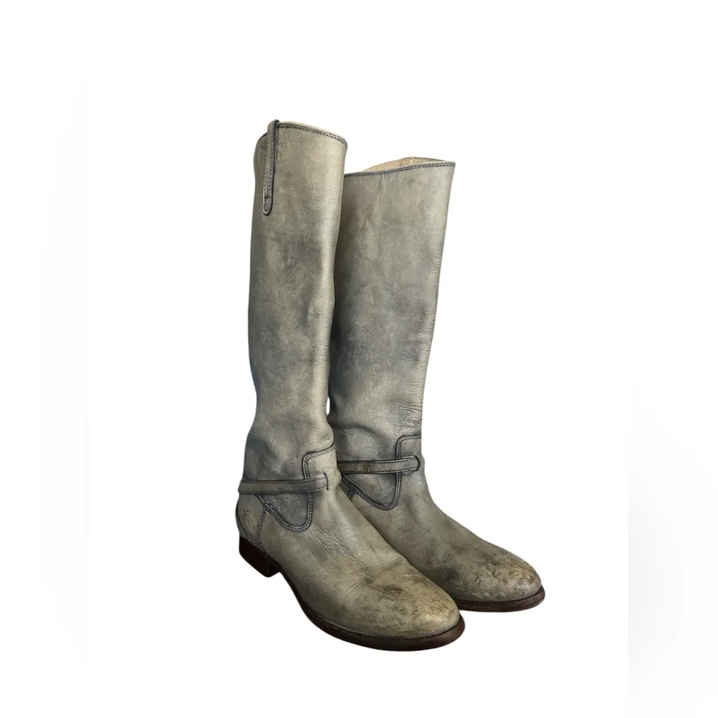 Frye Lindsey Plate distressed leather boot size 8 - Image 2