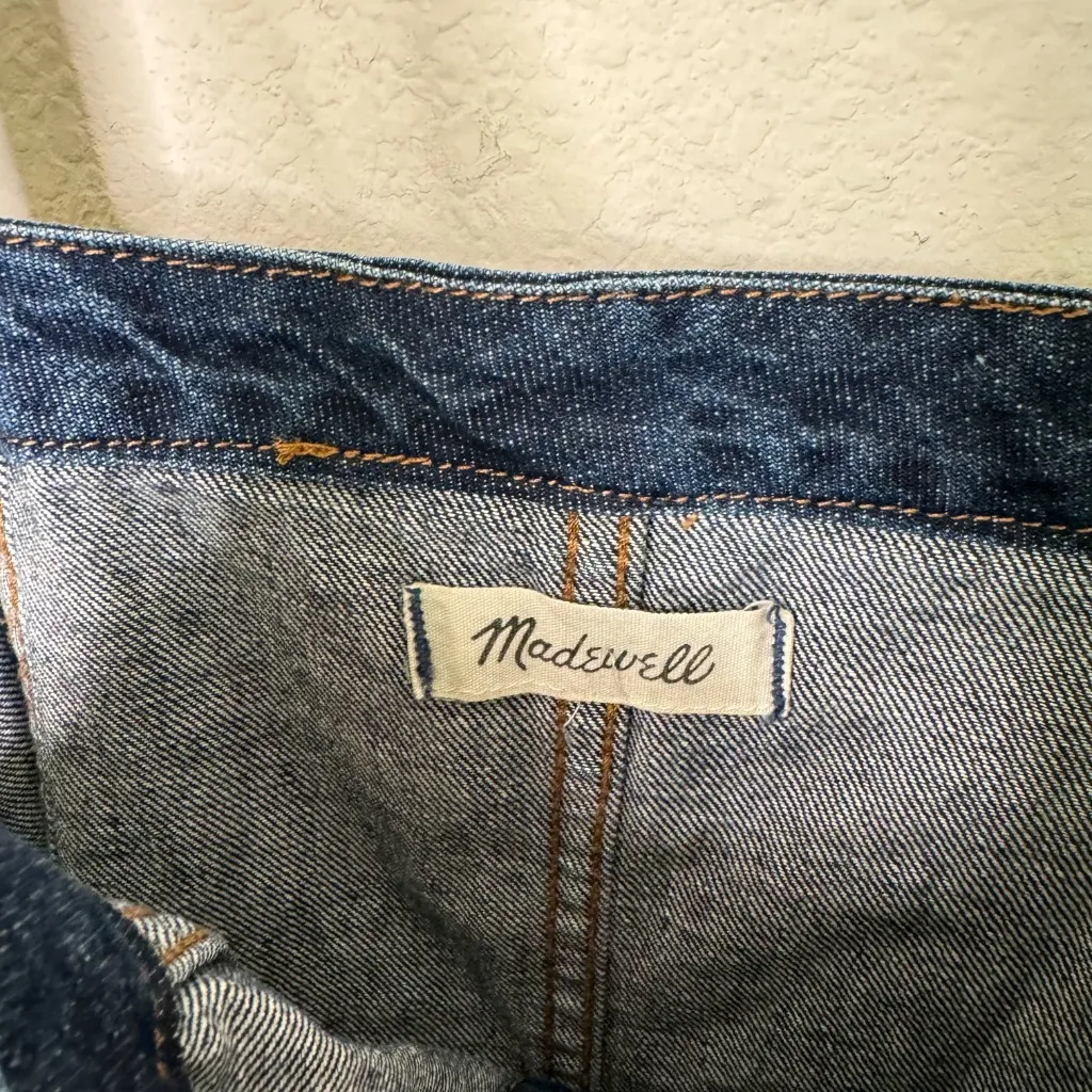 Madewell Dark Denim Mini Dress - Image 5