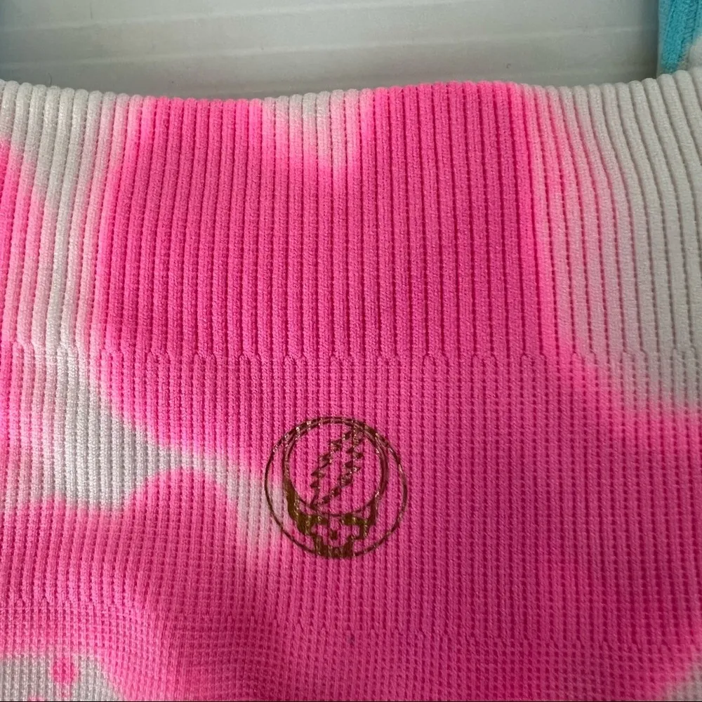 Spiritual Gangster x Grateful Dead NWOT Tie Dye Ribbed Leggings Sugar, M… - Image 6