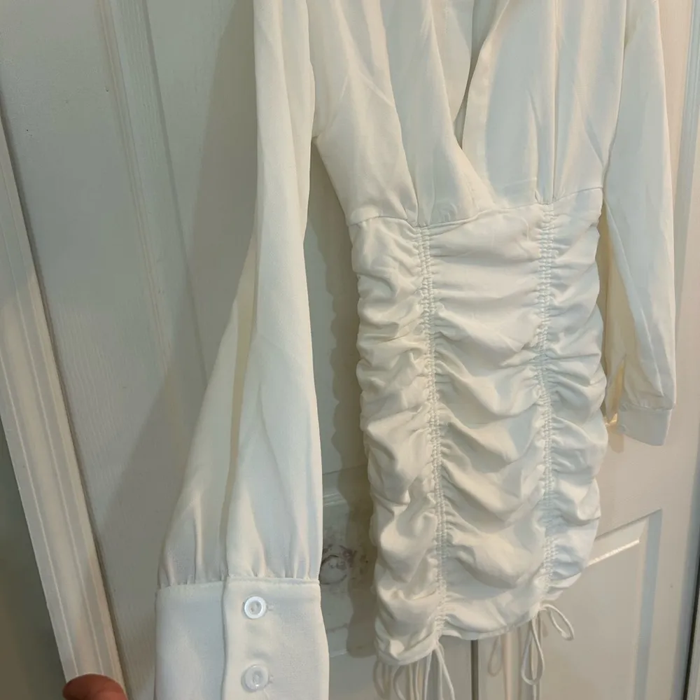 Forever 21 Collared Ruched Mini Dress - Image 6