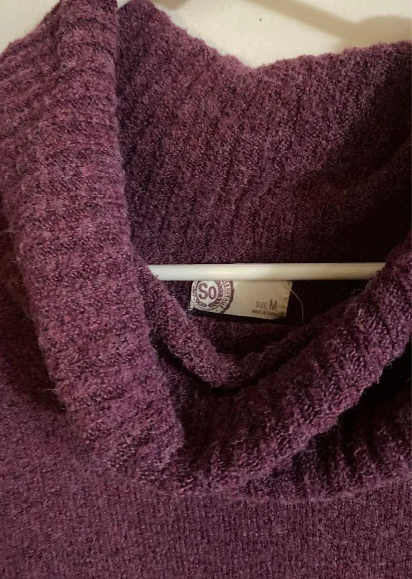 SO Cowl Neck Sweater - Image 4