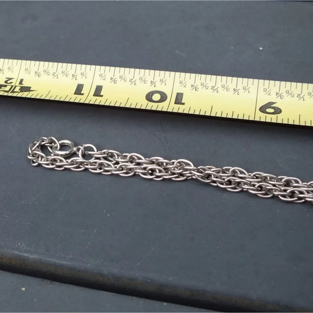 Owl Silver Tone Pendant With White Eyes and Green Accent, 24 Inch Alloy Chain - Image 10