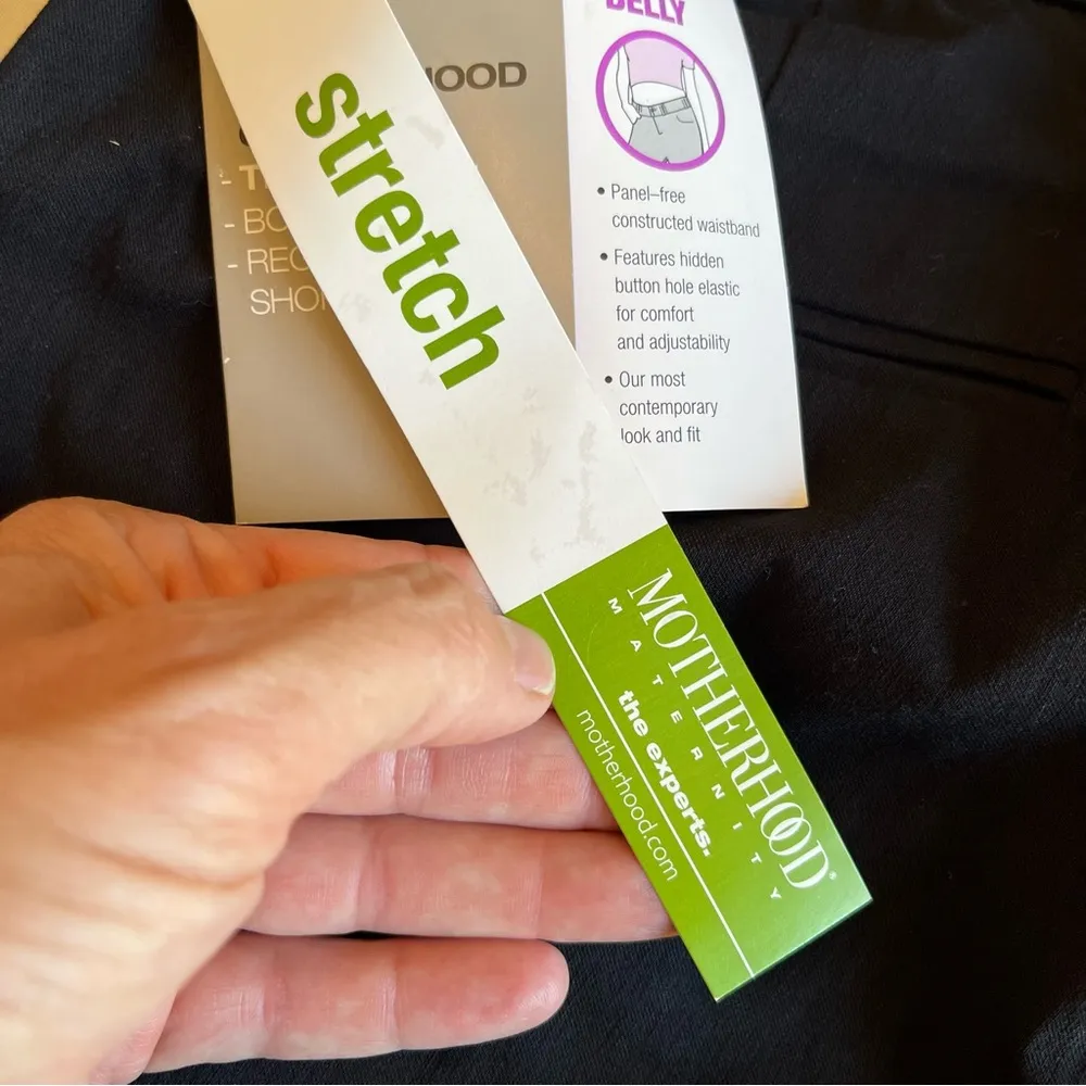 Motherhood Career PS Small Brand New With Tags Black Tech Bootcut Stretch Size undefined - Image 10