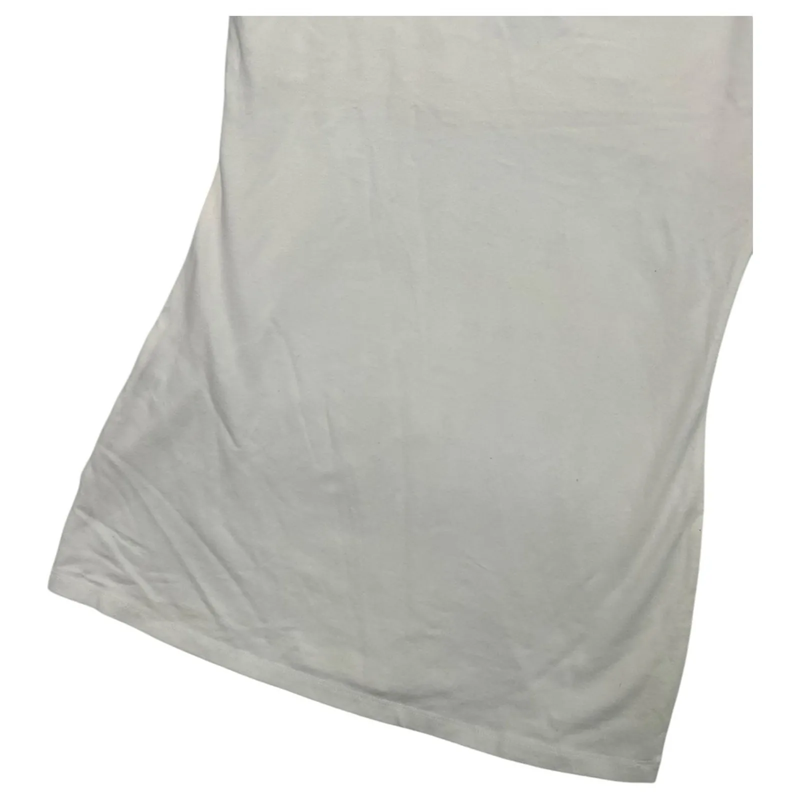 Vintage Express Cami Tank Top Womens Small White Sequin Lace Trim New Retro Y2K - Image 5