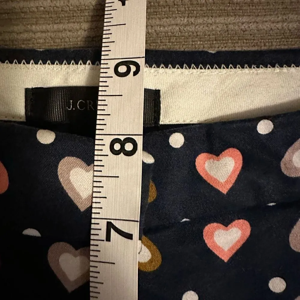 J. Crew hearts shorts size 0 Blue - Image 8