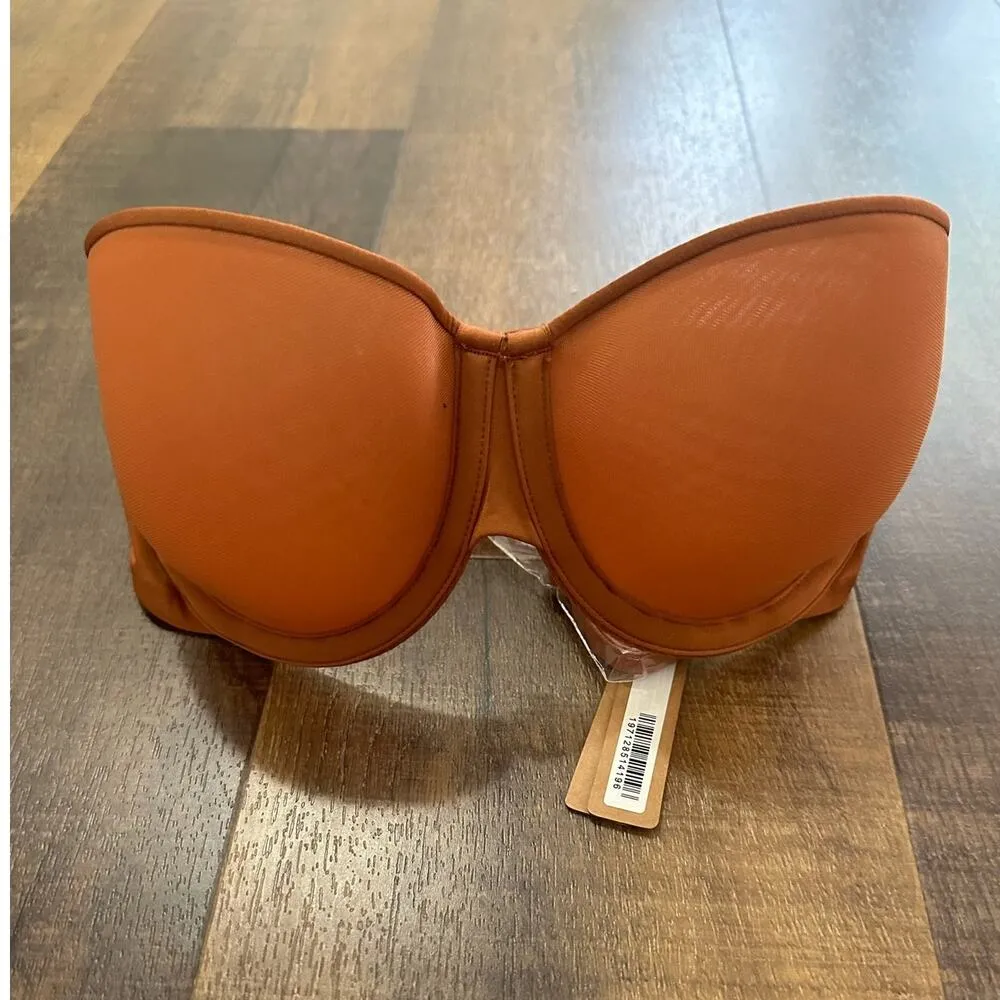 NWT Skims Weightless Strapless Bra Bronze Size 32C - Image 2