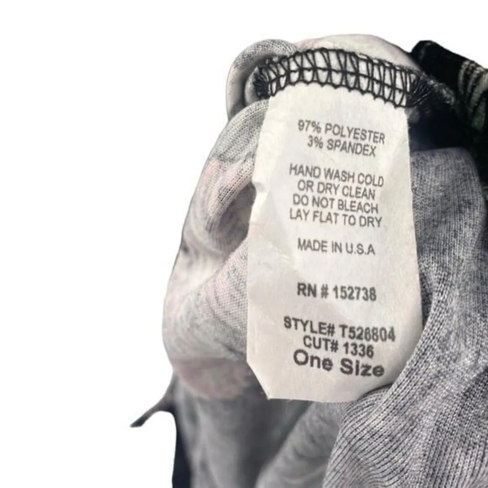 Women’s Black Velvet Floral Open Front Kimono Cardigan - Image 11