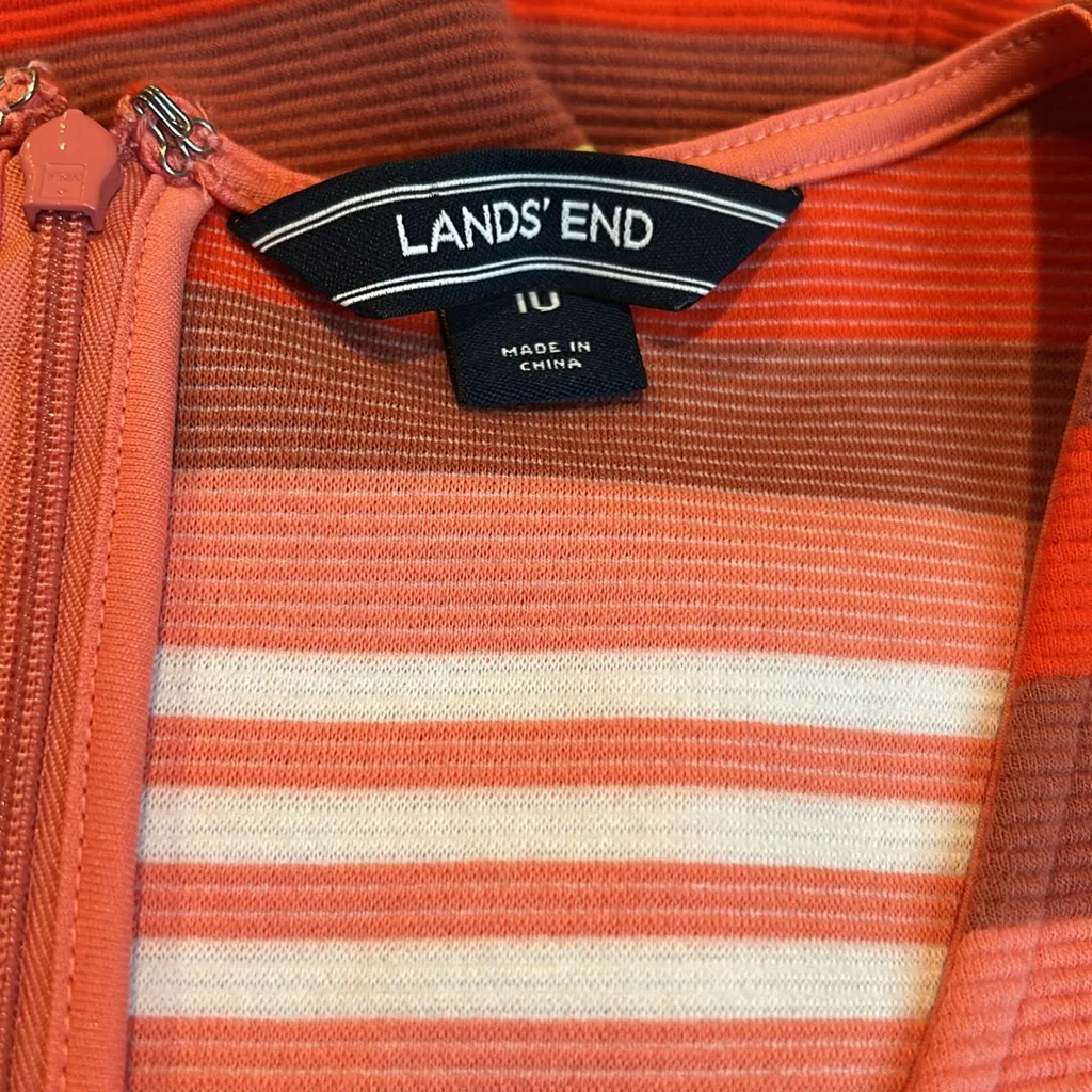 LANDS’ END striped dress - Image 5