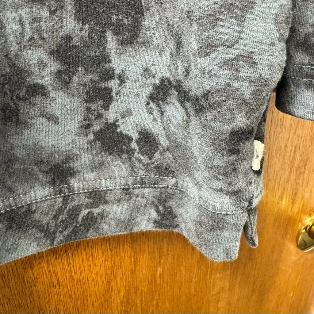 Pact Tie Dye Cropped Sleeve Pullover Hoodie Sweatshirt Cotton Blend Large - Image 5