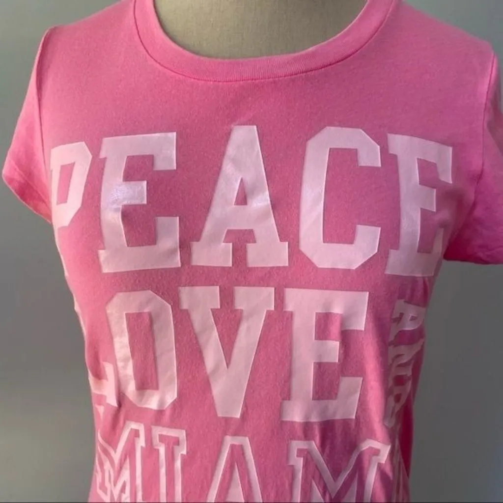 Victoria’s Secret PINK Miami Hurricanes Canes Shirt - Image 2