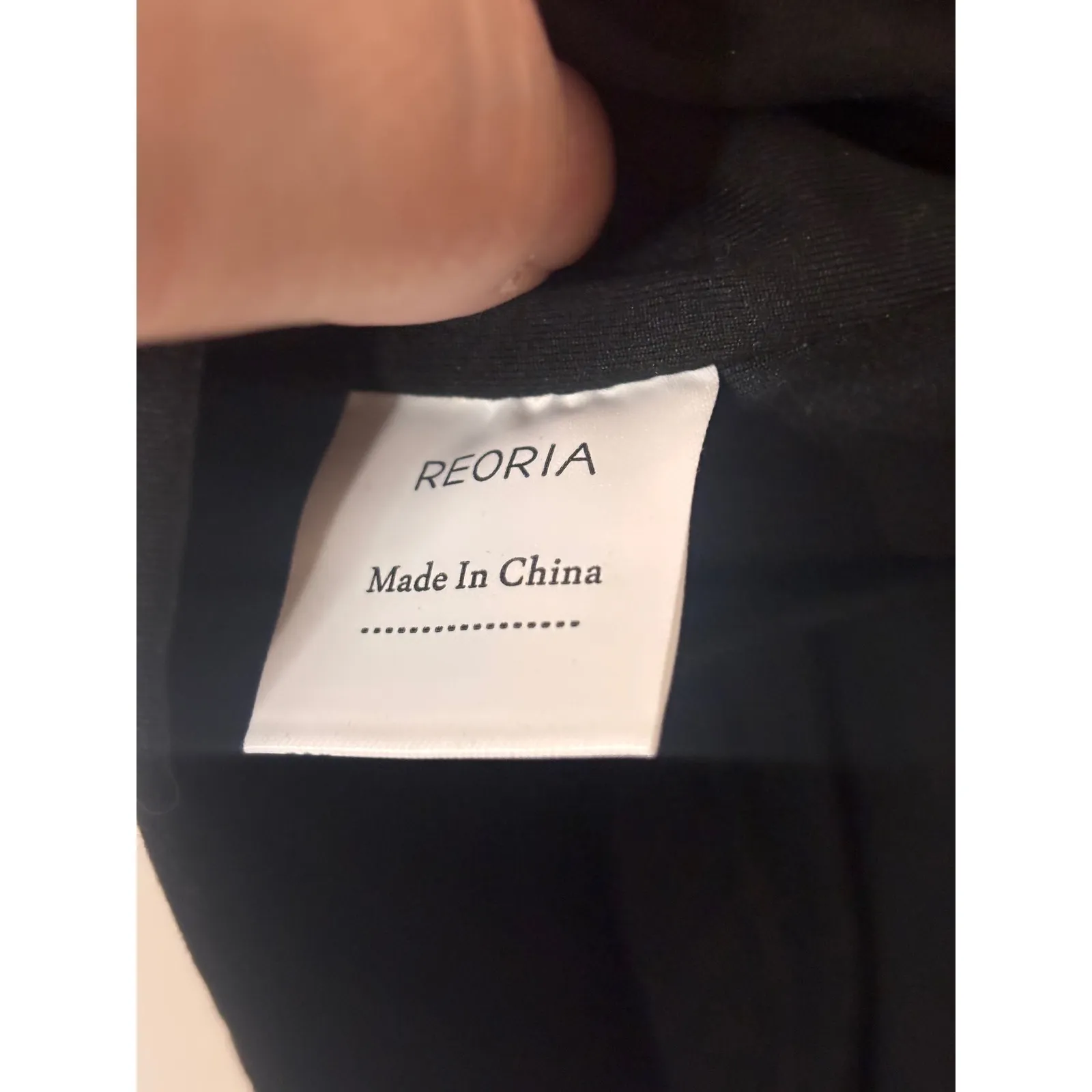 REORIA Black Racerback Crop Tank Top Womens Size Medium Athletic Shirt Longline - Image 5