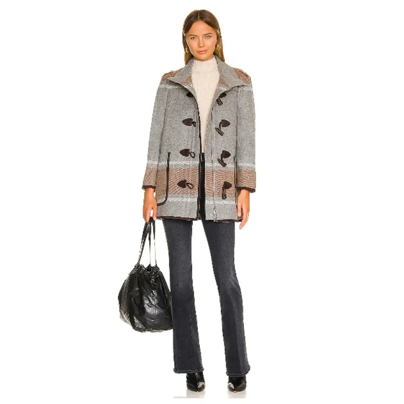 Veronica Beard Flint Camel Multi Toggle Dickey Coat Size Small New with Tags - Image 3