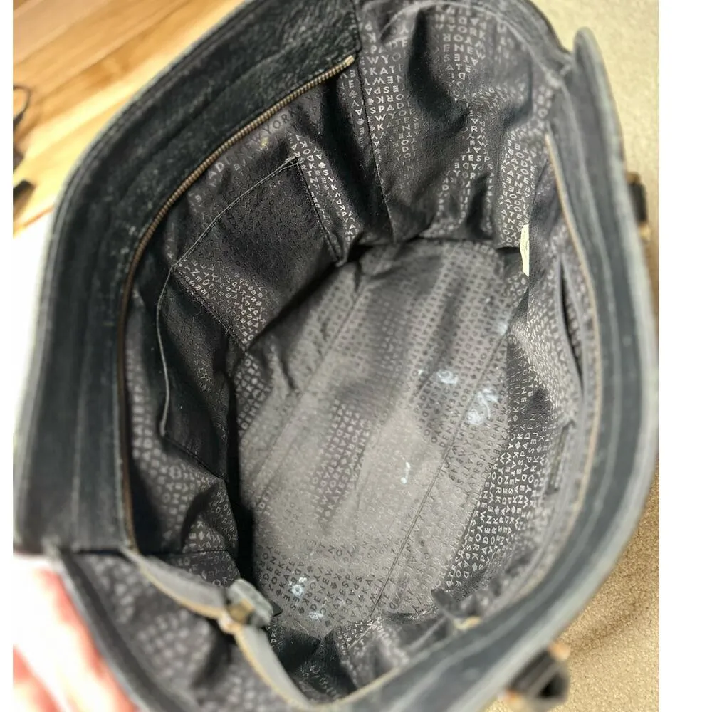 Kate Spade: Black Leather Large Tote - Image 7