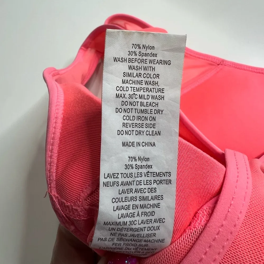 Zyia active flower power all star sports bra size small - Image 9