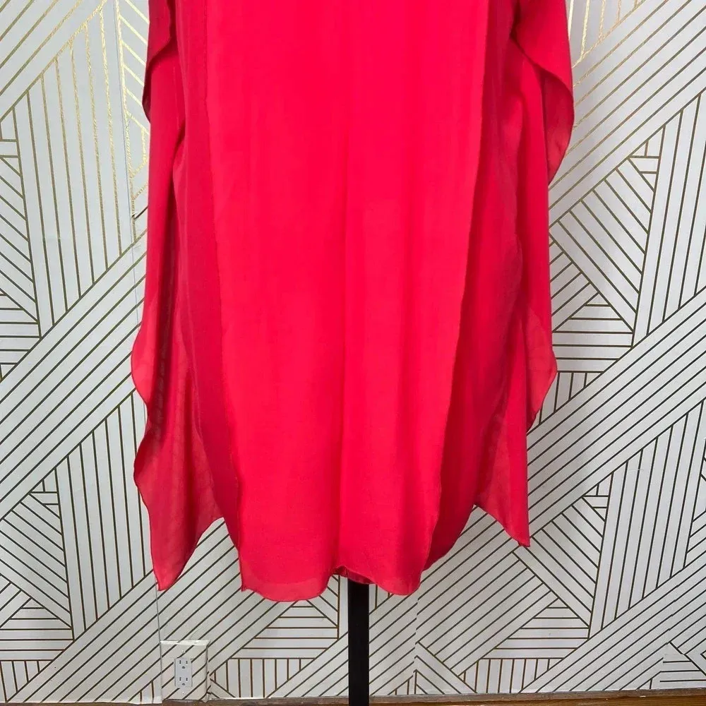 Ramy Brook Caftan Mini Dress in‎ Red Size XS - Image 5