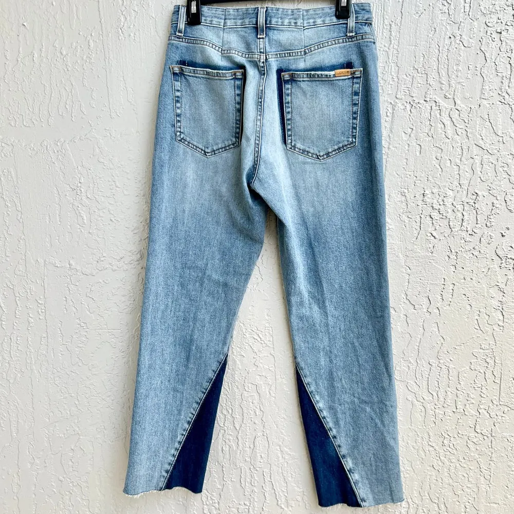 Joe's The Debbie High Rise Cotton Straight Leg Crop Jeans Blue Women's Size 28 - Image 4
