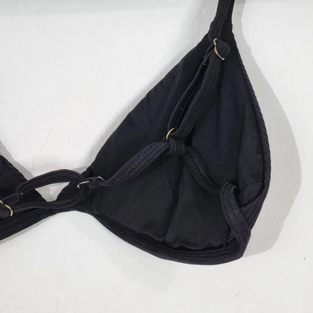 Andie Black Bikini Swim Top NWT Size XL Black Swimwear Andie Swim Top - Image 5