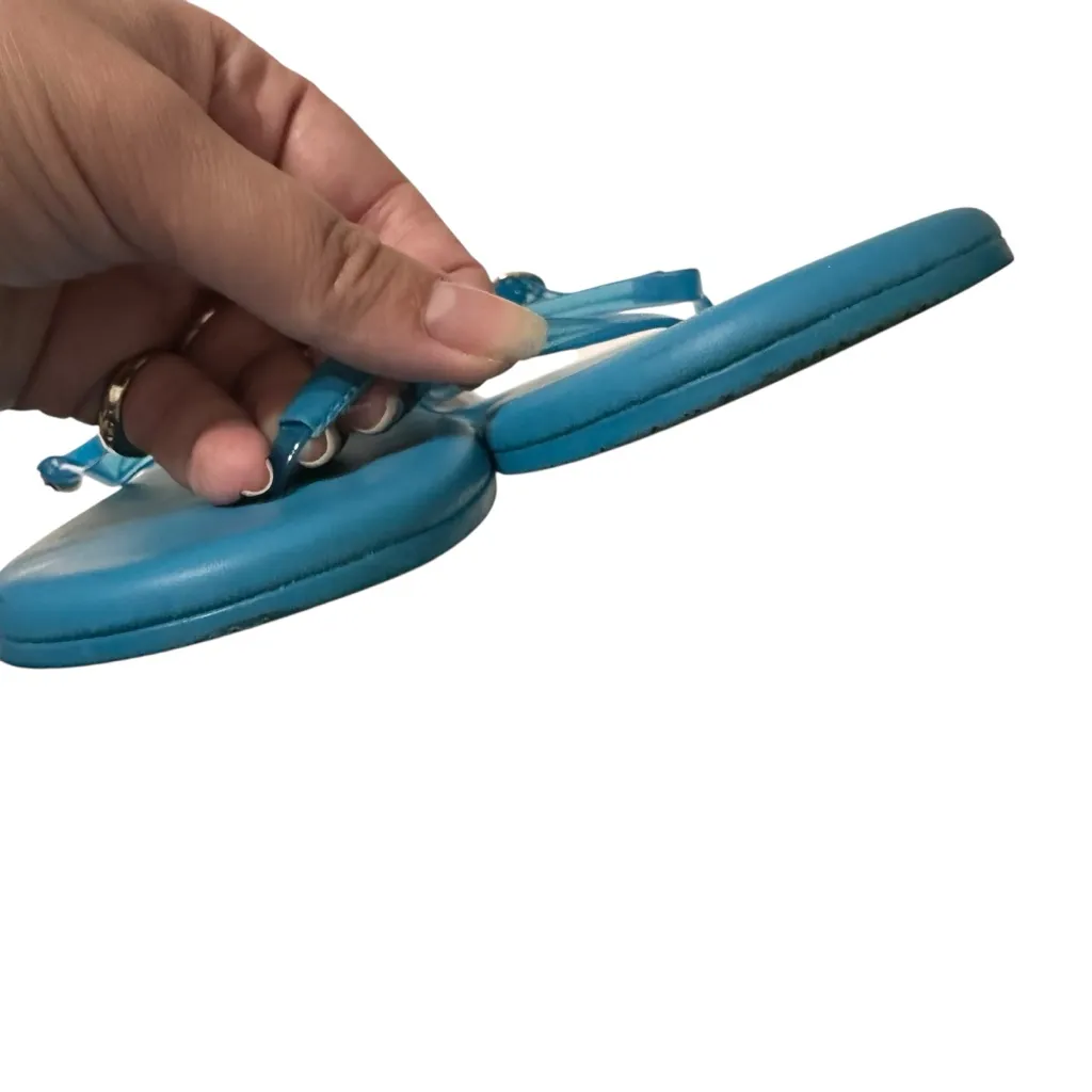 Tkees x JCREW Mallorca Mirage Thong Jelly Strap Sandals Size 7 - Image 6