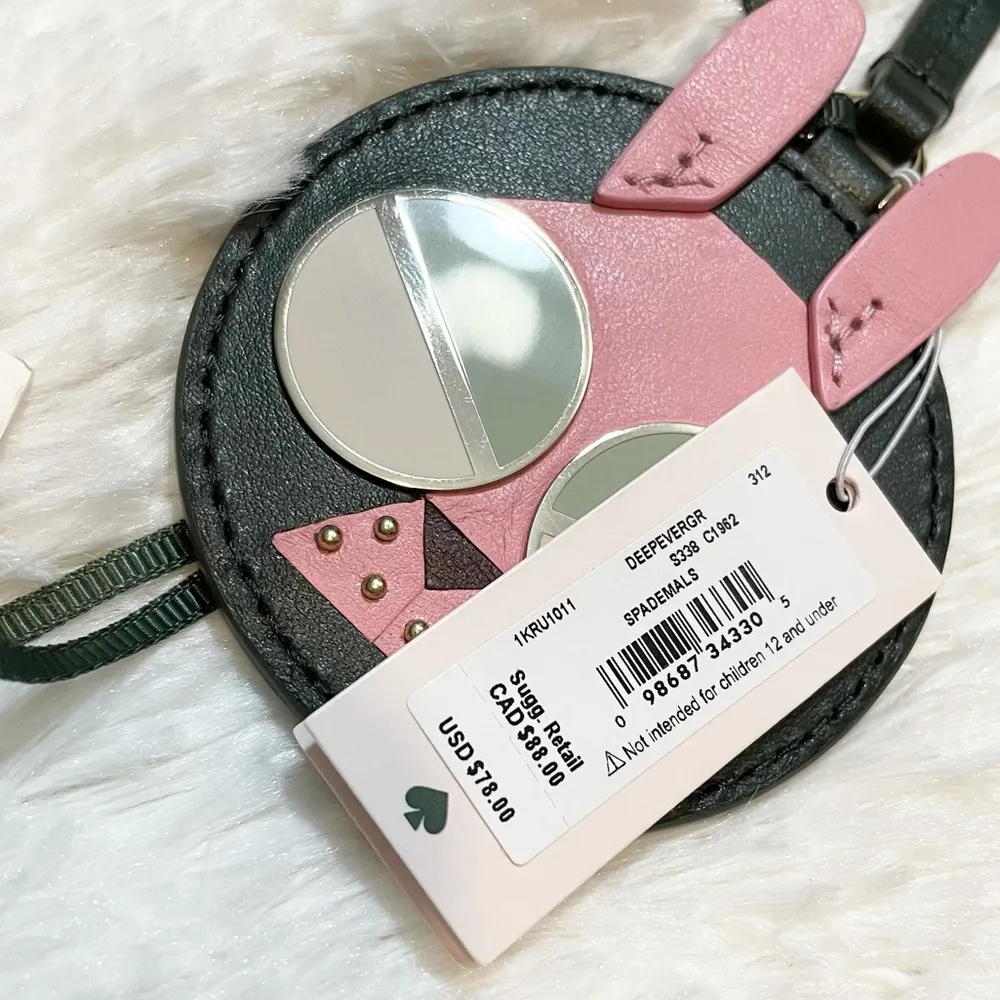 Kate Spade Money Bunny Spademals Dangle Keyring - Image 7