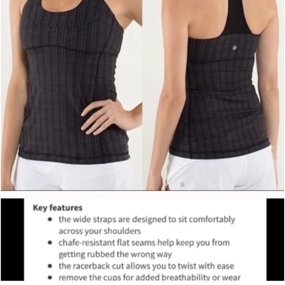 Lululemon Athletica for women’s sports tank top size 6 to 8 - Image 7