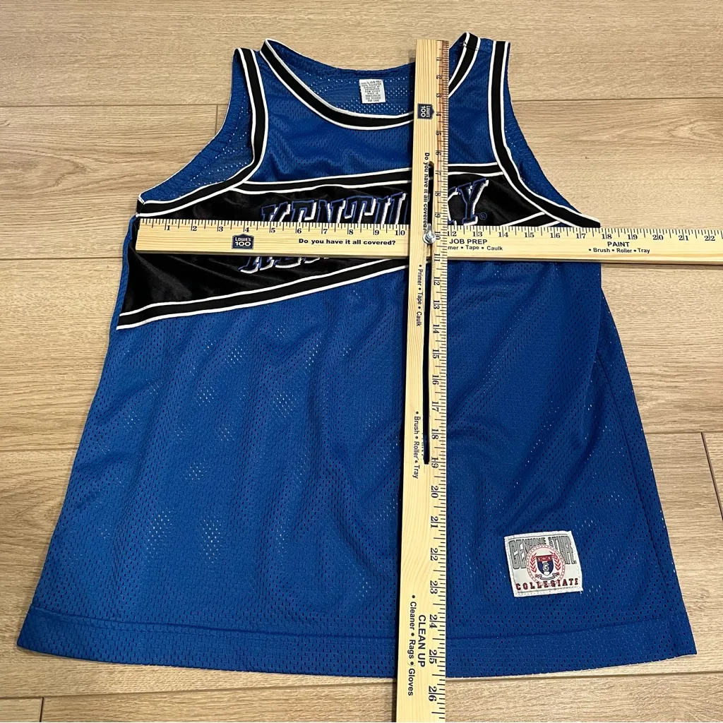 Vintage Genuine Stuff Kentucky Wildcats Mesh Jersey Size Boys L/S Women’s Blue - Image 5